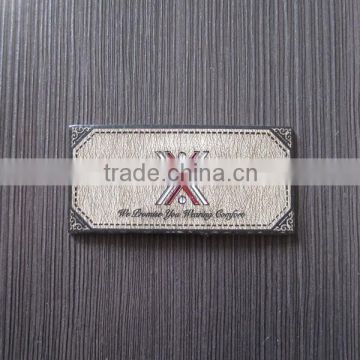 Antique Style PU Label for Jeans