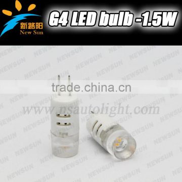G4 1.5W indoor light Epistar 3020 DC/AC 12V mini led g4 bulb car interior light