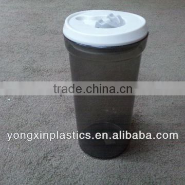 transparent plastic airtight container with lids for food storage