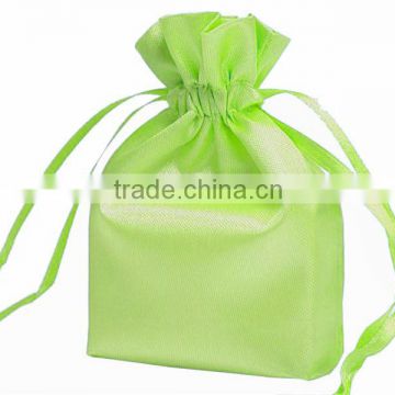 High quality luxury packaging satin bag for home bedding