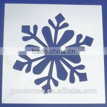 Snow flower type stainless steel Christmas tree ornaments