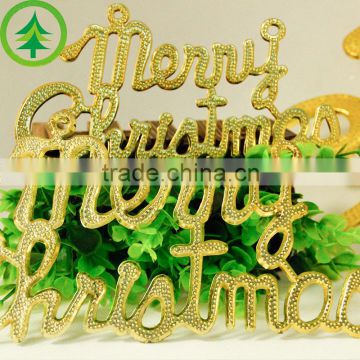 Yiwu Aimee Hotsale christmas ornaments 2016, christmas word decor(AM-CO05)