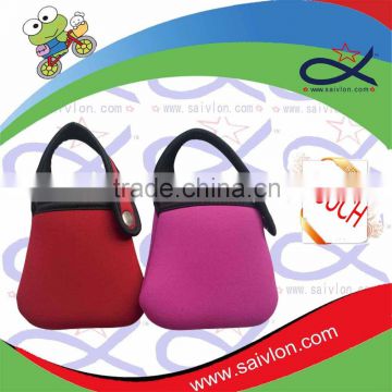 Small hand bag styling neoprene mobile phone pouch