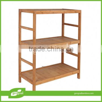 freestanding shelving/bamboo eco-friendly freestanding shelving unit