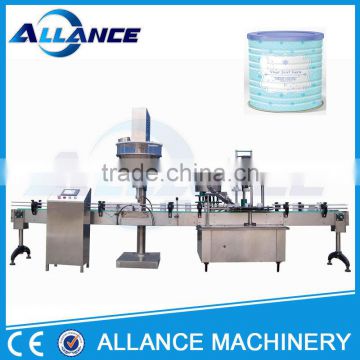 Linear automatic dried milk filling machine