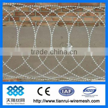 galvanized razor barbed wire/stainless steel razor barbed wire