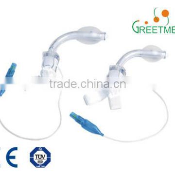 hot sale surgical reinforced tracheostomy tube with cuff