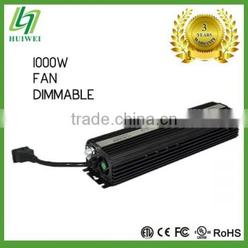 HID Ballast 1000W Electronic Dimmable Ballast With Cooling Fan Original Manufacturer