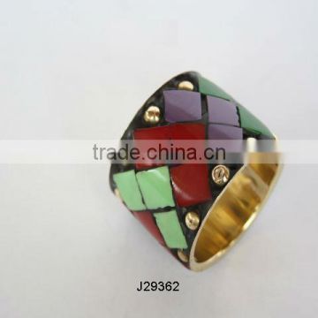 Napkin Ring with Resin mosaic available in other colours