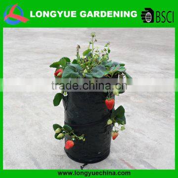 Cylindrical PE plastic folding garden plant bag