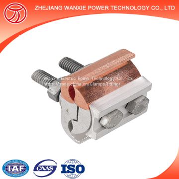 Wanxie JBTL series copper and Aluminium coaxial cable clamp Fricticion welding type wire clip