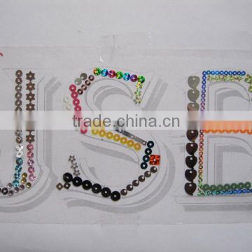 Sequins for embroidery machine