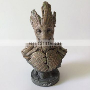 Best seller Resin/GLASS tree monster bust for decoration