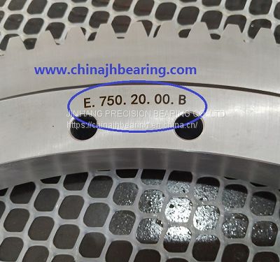 Slewing ball bearing E750.20.00.B with size 742.3x572x56mm with external teeth