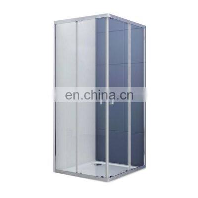 Sliding Shower Cabin Tempered Glass Black Quantity Acrylic Steel Stainless Frame Style House Modular Bathroom Hotel Color Tray