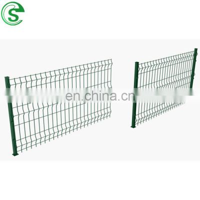 Fence panels nylofor 3D with post and bracket complete fence system