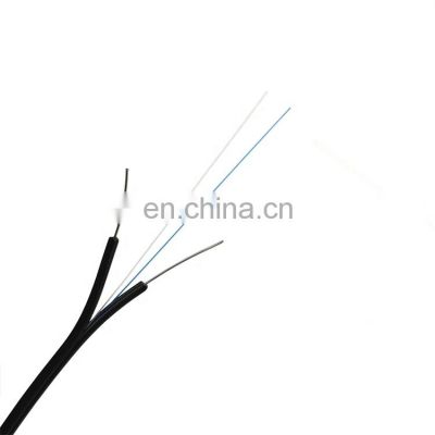 Fiber optic equipment for ftth  high quality 2core GJXH/GJFXH ftth drop cable 2 core g657a2 lszh Indoor FTTH Drop Cable