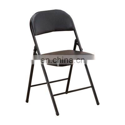 china wholesale custom commercial outdoor stackable metal folding chair chair for wedding party events