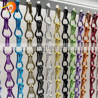 Cheap price high quality Aluminum decorative metal anodized aluminium chain link curtain