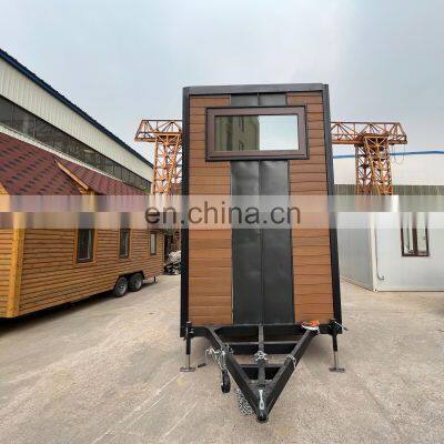 Prefabricated mobile trailer on wheels coffee container restaurant