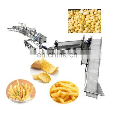 factory cheap price potato chips production line/potato chips fryer frying equipment/frozen french fries making machine