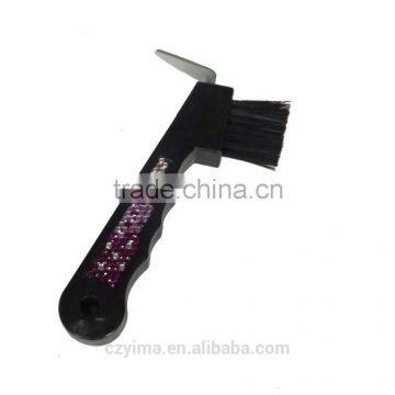 New developed bling horse hoof pick with purple gradient rhinestones