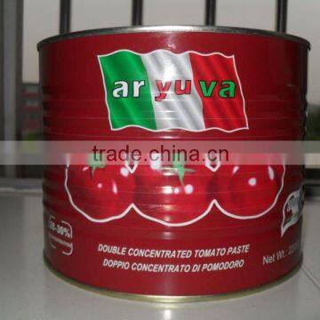 smaller tins of Tomato paste manufacturer for 400g*24tins more popular in Africa