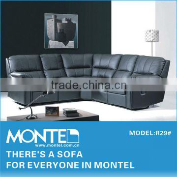 modern living room leisure leather recliner sofa half leather
