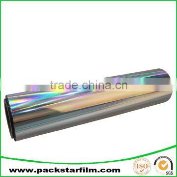 OEM heat transfer printing holographic 75 micron pet film