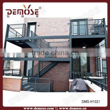 quality metal outdoor stairs with steel steps