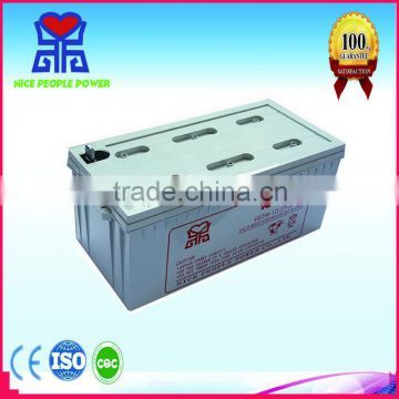 Deep cycle gel battery 12V200AH with high quality suitable for solar system