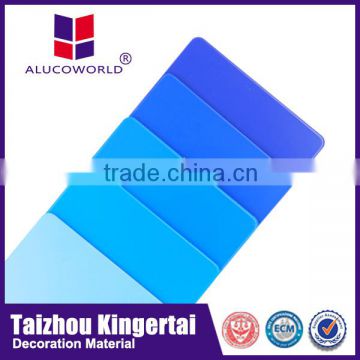 Alucoworld China Supplier Antibacterial PE PVDF coating Thickness 3m aluminum composite panel