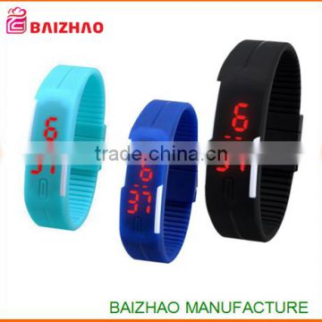 2015 new cheap product Fashion Colorful Candy led watch Silicon Digital LED Bracelet Wrist Watch Women Girl Boy