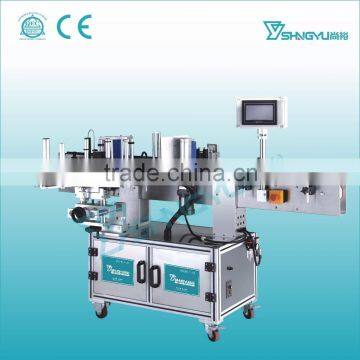 Guangzhou Shangyu Supplier automatic plastic bottle sticker labeling machine