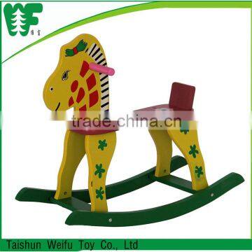 Hot sale wooden rocking horse toy for kids