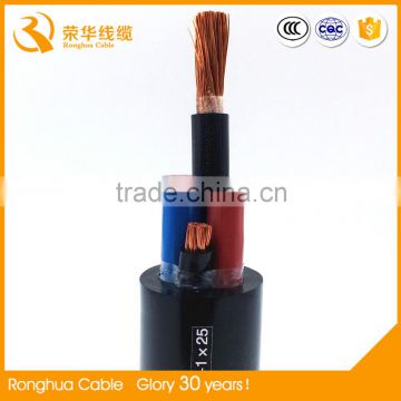 2.5mm 4mm 6mm 3 Core Flexible Cable