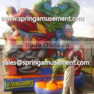 Inflatable super man mini bounce house SP-CB024