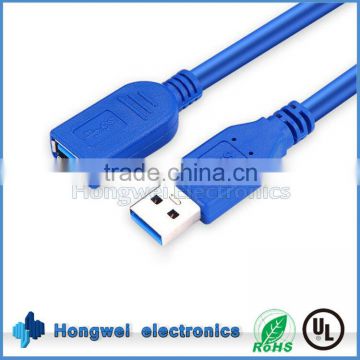 6ft white blue black customized USB 3.0 data link extend OTG cable