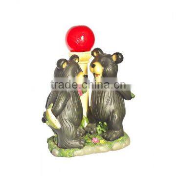 Solar light lovinging Bear valentine's day