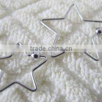 Wholesale Star Shaped BCR Stainless Steel BCR With 4mm Balls Unique Cheap BCR Body Jewlry