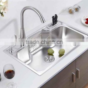 Stainless steel big single bowl kitchen sink