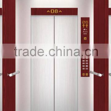 Hair line stainless steel home/passenger/building elevator low cost