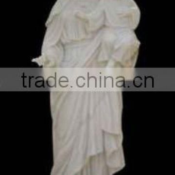 Virgin Maria with baby Jesus stone statue DSF-C023