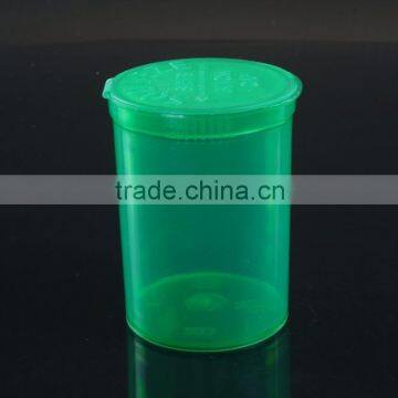 New most hot-seller hinged-lid vails pop vials green