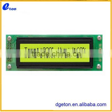 20X2 YELLOW/GREEN STN TRANSFELCTIVE DISPLAY LCD