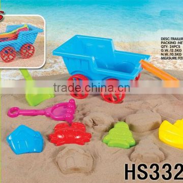 7PCS colorful beach bucket child wholesale toys