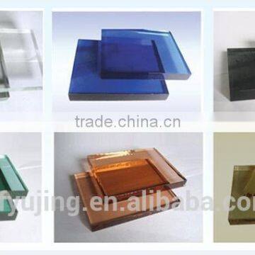 3mm, 4mm, 6mm tinted float glass for with high quality