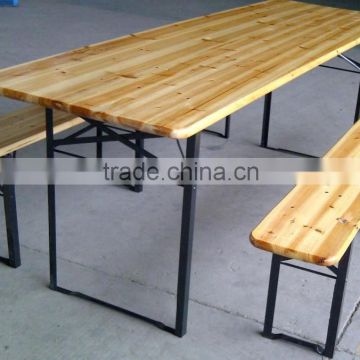 hotsale wooden top beer table