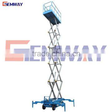 Hydraulic trailing movable scissor lift on sale