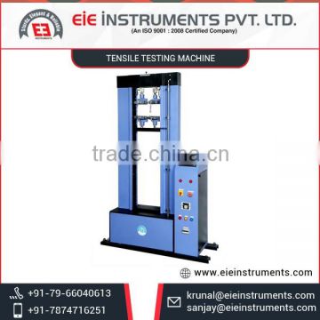 Best Grade Tensile Testing Machine with Dual Column at Best Rate